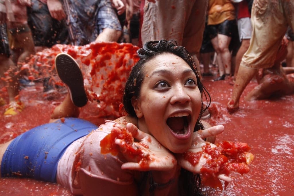 Tomato Throwing Festival in Spain