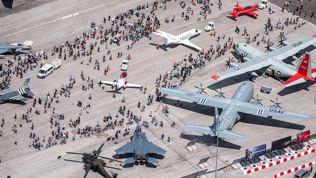 An innovative electric aircraft prototype featured at the Paris Air Lab