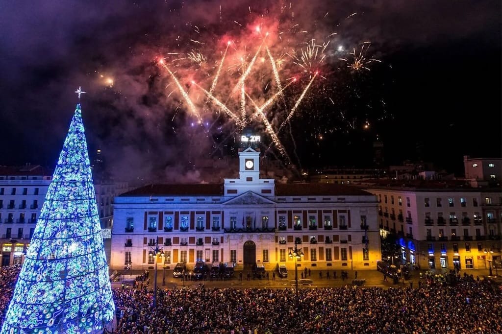 New Years in Madrid, Spain
