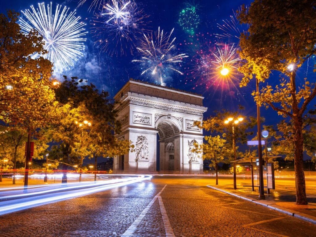 New Years in Paris, France