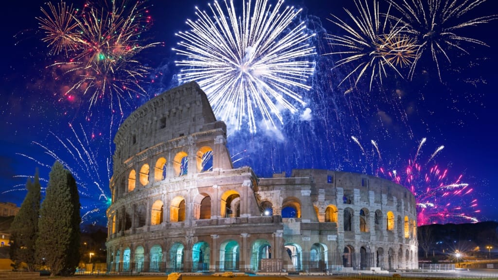 New Years in Rome, Italy